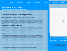 Tablet Screenshot of bluinkinteractive.net